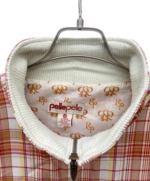 pellepelle（ペレペレ）pellepelle (ペレペレ) ジップアップジャケット ベージュ サイズ:XXLの古着・服飾アイテム
