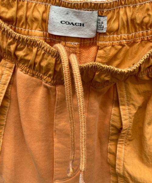 COACH（コーチ）COACH (コーチ) ミックスド マテリアル ショーツ オレンジ サイズ:XSの古着・服飾アイテム