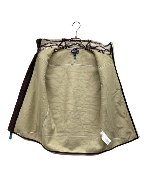 Patagonia（パタゴニア）Patagonia (パタゴニア) フリースベスト ベージュ×ブラウン サイズ:Sの古着・服飾アイテム