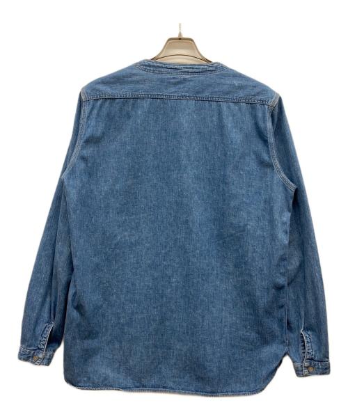 orSlow（オアスロウ）orSlow (オアスロウ) ノーカラーシャツジャケット インディゴ サイズ:3の古着・服飾アイテム