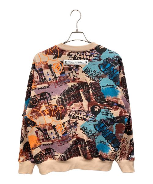 Aape BY A BATHING APE（エーエイプ バイ アベイシングエイプ）Aape BY A BATHING APE (エーエイプ バイ アベイシングエイプ) スウェット ベージュ サイズ:Lの古着・服飾アイテム