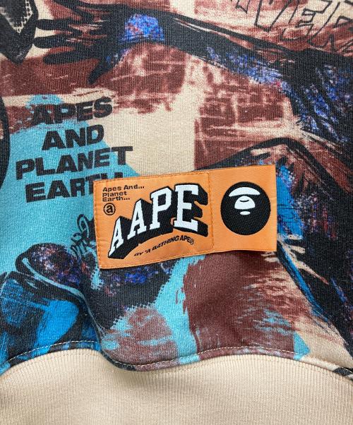 Aape BY A BATHING APE（エーエイプ バイ アベイシングエイプ）Aape BY A BATHING APE (エーエイプ バイ アベイシングエイプ) スウェット ベージュ サイズ:Lの古着・服飾アイテム