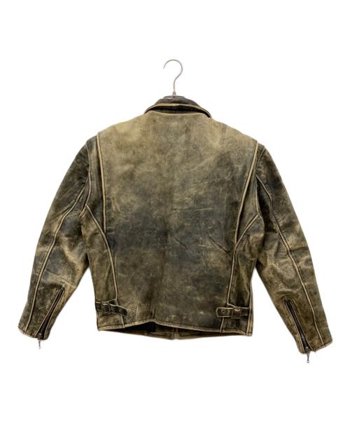 RBC（アールビーシー）RBC (アールビーシー) レザージャケット ベージュ サイズ:Mの古着・服飾アイテム