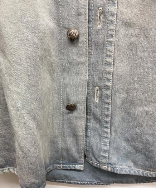 ISAMU KATAYAMA BACKLASH（イサムカタヤマ・バックラッシュ）ISAMU KATAYAMA BACKLASH (イサムカタヤマ・バックラッシュ) 半袖シャツ インディゴ サイズ:Sの古着・服飾アイテム