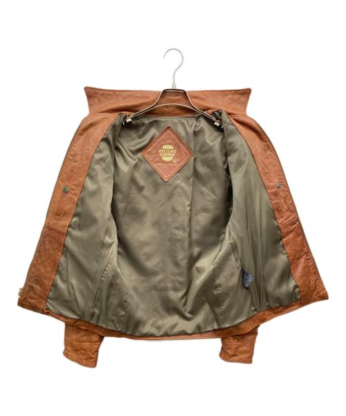 Hysteric Glamour（ヒステリックグラマー）Hysteric Glamour (ヒステリックグラマー) レザージャケット ブラウン サイズ:Mの古着・服飾アイテム