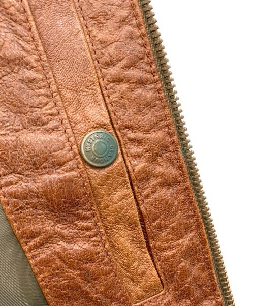 Hysteric Glamour（ヒステリックグラマー）Hysteric Glamour (ヒステリックグラマー) レザージャケット ブラウン サイズ:Mの古着・服飾アイテム