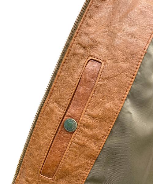 Hysteric Glamour（ヒステリックグラマー）Hysteric Glamour (ヒステリックグラマー) レザージャケット ブラウン サイズ:Mの古着・服飾アイテム