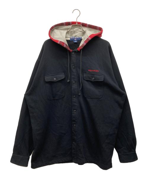 POLO SPORT（ポロスポーツ）POLO SPORT (ポロスポーツ) フーデッドジャケット ブラック サイズ:XLの古着・服飾アイテム