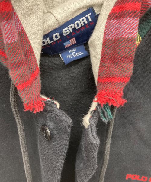 POLO SPORT（ポロスポーツ）POLO SPORT (ポロスポーツ) フーデッドジャケット ブラック サイズ:XLの古着・服飾アイテム