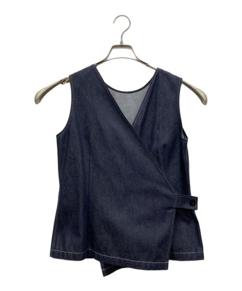 Curensology（カレンソロジー）Curensology (カレンソロジー) デニムジレ インディゴ サイズ:Fの古着・服飾アイテム