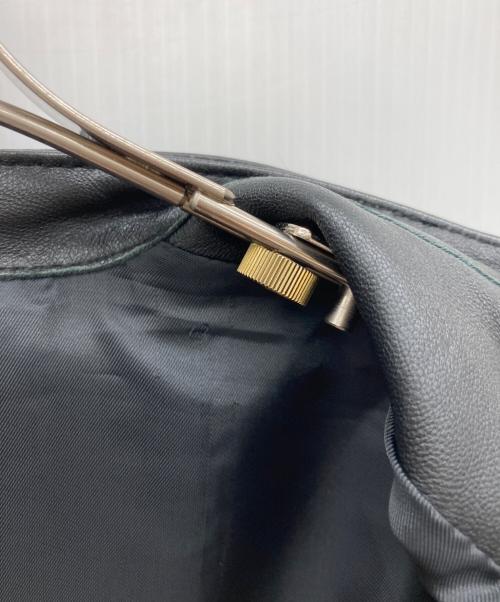 STUDIOUS（ステュディオス）STUDIOUS (ステュディオス) ラムレザーシングルライダースジャケット ブラック サイズ:2の古着・服飾アイテム