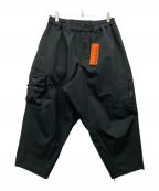 TIGHTBOOTH PRODUCTIONタイトブースプロダクション）の古着「3 LAYER BALLOON PANTS」｜ブラック