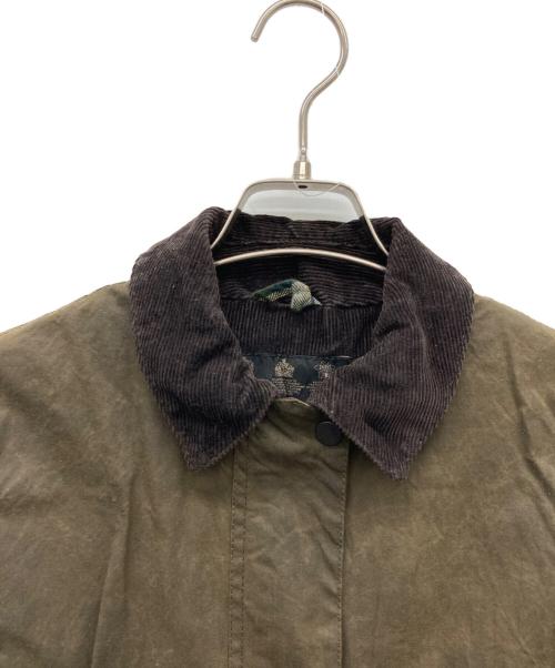 Barbour（バブアー）Barbour (バブアー) SHORT NEWMARKET WAX JACKET カーキ サイズ:UK14の古着・服飾アイテム