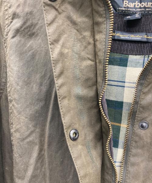 Barbour（バブアー）Barbour (バブアー) SHORT NEWMARKET WAX JACKET カーキ サイズ:UK14の古着・服飾アイテム