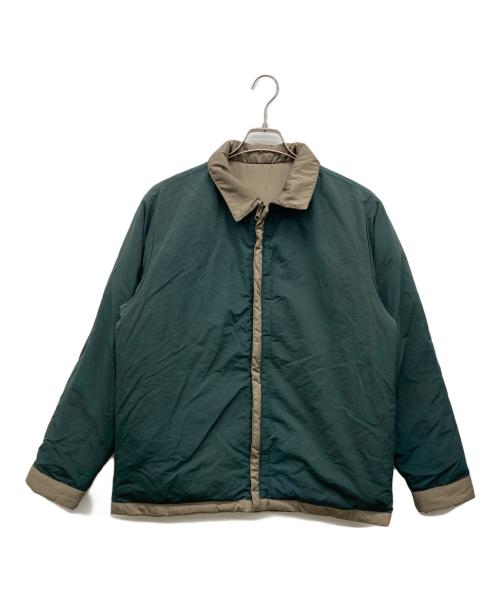 WHIMSY（ウィムジー）WHIMSY (ウィムジー) 2-FACE DOWN JACKET グリーン サイズ:Lの古着・服飾アイテム