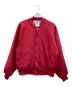 RUSSELL ATHLETIC（ラッセルアスレチック）の古着「スナップボタンスウェットカーディガン」｜レッド