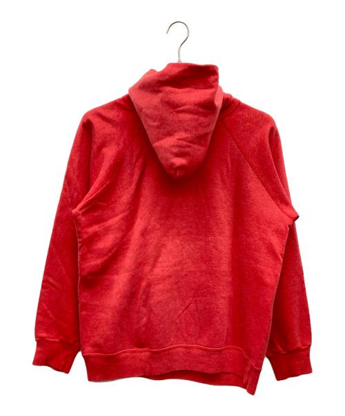 Champion（チャンピオン）Champion (チャンピオン) 3段プリントパーカー レッド サイズ:LARGEの古着・服飾アイテム