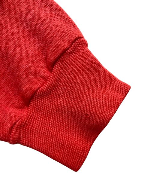 Champion（チャンピオン）Champion (チャンピオン) 3段プリントパーカー レッド サイズ:LARGEの古着・服飾アイテム