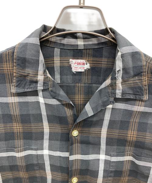 McGREGOR（マクレガー）McGREGOR (マクレガー) オープンカラーシャツ グレー サイズ:15　Mの古着・服飾アイテム