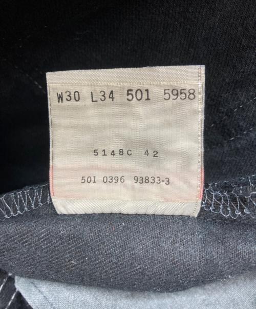 LEVI'S（リーバイス）LEVI'S (リーバイス) 後染ブラックデニムパンツ ブラック サイズ:W30L34の古着・服飾アイテム