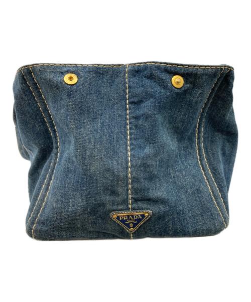 PRADA（プラダ）PRADA (プラダ) デニムトートバッグ インディゴの古着・服飾アイテム