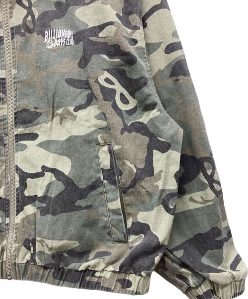 BILLIONAIRE BOYS CLUB（ビリオネアボーイズクラブ）BILLIONAIRE BOYS CLUB (ビリオネアボーイズクラブ) B CAMO ZIP UP BLOUSON カーキ サイズ:Lの古着・服飾アイテム