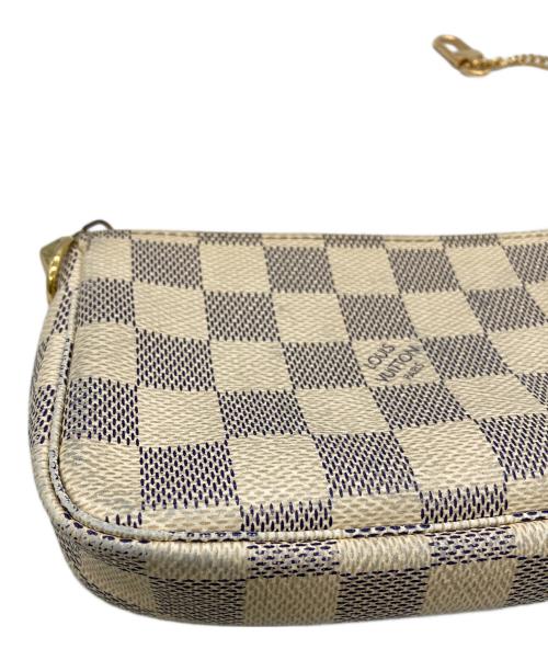 LOUIS VUITTON（ルイ ヴィトン）LOUIS VUITTON (ルイ ヴィトン) ダミエ・アズール・ミニポシェット アクセソワール ベージュの古着・服飾アイテム