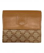 CELINEセリーヌ）の古着「トリオンフ柄コインケース」｜ベージュ