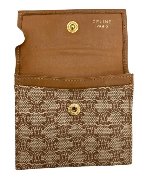 CELINE（セリーヌ）CELINE (セリーヌ) トリオンフ柄コインケース ベージュの古着・服飾アイテム