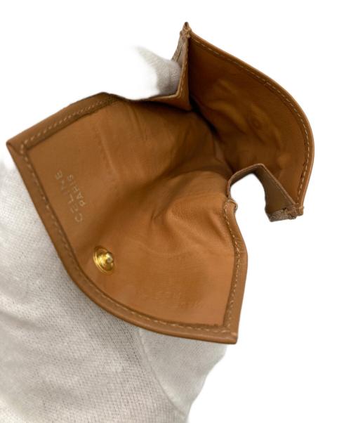 CELINE（セリーヌ）CELINE (セリーヌ) トリオンフ柄コインケース ベージュの古着・服飾アイテム