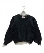HEATHER & TWEEDヘザーアンドツイード）の古着「モヘアニット」｜ブラック