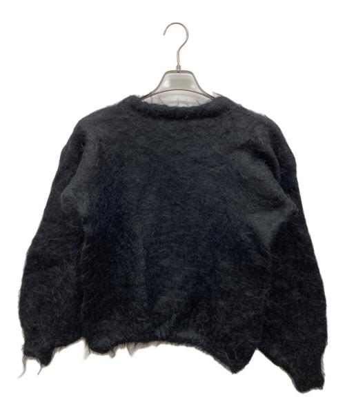 HEATHER & TWEED（ヘザーアンドツイード）HEATHER & TWEED (ヘザーアンドツイード) モヘアニット ブラック サイズ:Mの古着・服飾アイテム