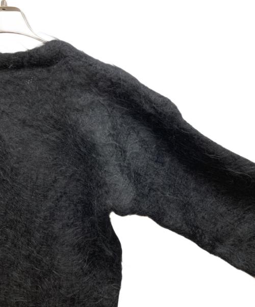 HEATHER & TWEED（ヘザーアンドツイード）HEATHER & TWEED (ヘザーアンドツイード) モヘアニット ブラック サイズ:Mの古着・服飾アイテム