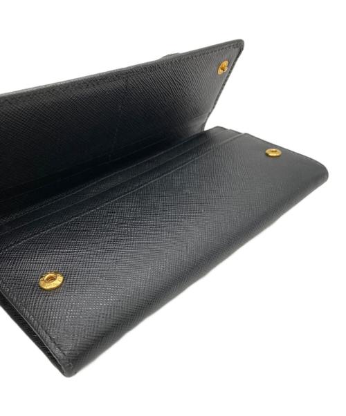 PRADA（プラダ）PRADA (プラダ) 長財布 ブラックの古着・服飾アイテム