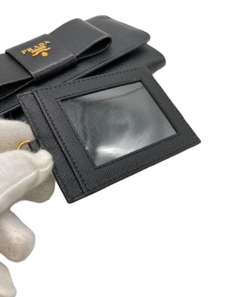PRADA（プラダ）PRADA (プラダ) 長財布 ブラックの古着・服飾アイテム