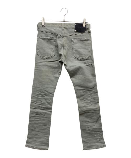 ISAMU KATAYAMA BACKLASH（イサムカタヤマ・バックラッシュ）ISAMU KATAYAMA BACKLASH (イサムカタヤマ・バックラッシュ) クラッシュパンツ グレー サイズ:Mの古着・服飾アイテム