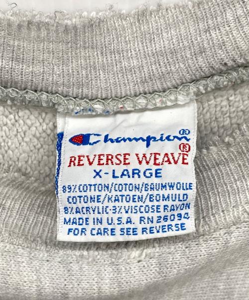 Champion（チャンピオン）Champion (チャンピオン) リバースウィーブスウェット グレー サイズ:X-LARGEの古着・服飾アイテム