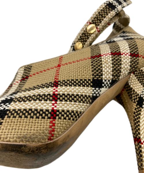 BURBERRY LONDON（バーバリーロンドン）BURBERRY LONDON (バーバリーロンドン) ノバチェックハイヒールパンプス ベージュ サイズ:36の古着・服飾アイテム