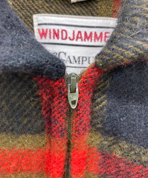 CAMPUS（キャンパス）CAMPUS (キャンパス) ハーフジップニット レッド サイズ:18の古着・服飾アイテム