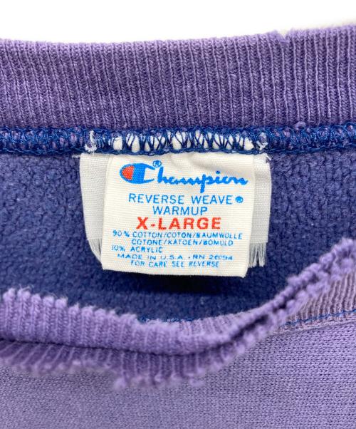 Champion（チャンピオン）Champion (チャンピオン) REVERSE WEAVE Sewatshirt パープル サイズ:X-LARGEの古着・服飾アイテム