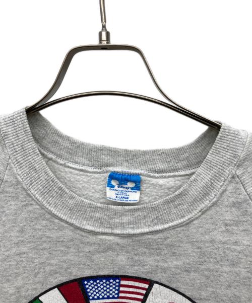 DISNEY（ディズニー）Disney (ディズニー) キャラクタープリントスウェット グレー サイズ:XLの古着・服飾アイテム