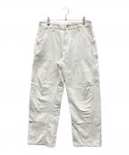 CarHarttカーハート）の古着「ダブルニーペインターパンツ」｜ホワイト