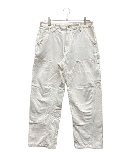CarHartt（カーハート）CarHartt (カーハート) ダブルニーペインターパンツ ホワイト サイズ:32×32の古着・服飾アイテム