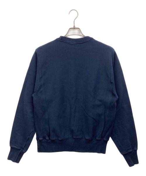 Champion REVERSE WEAVE（チャンピオン リバース ウィーブ）Champion REVERSE WEAVE (チャンピオン リバース ウィーブ) 3段ロゴスウェット ネイビー サイズ:SMALL　(JPN L)の古着・服飾アイテム