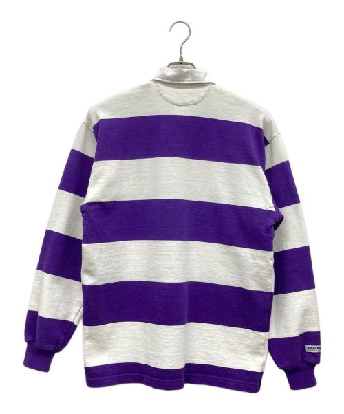 BARBARIAN（バーバリアン）BARBARIAN (バーバリアン) NYCラガーシャツ パープル サイズ:Mの古着・服飾アイテム