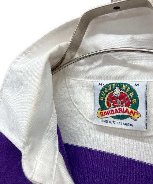 BARBARIAN（バーバリアン）BARBARIAN (バーバリアン) NYCラガーシャツ パープル サイズ:Mの古着・服飾アイテム