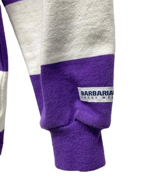 BARBARIAN（バーバリアン）BARBARIAN (バーバリアン) NYCラガーシャツ パープル サイズ:Mの古着・服飾アイテム