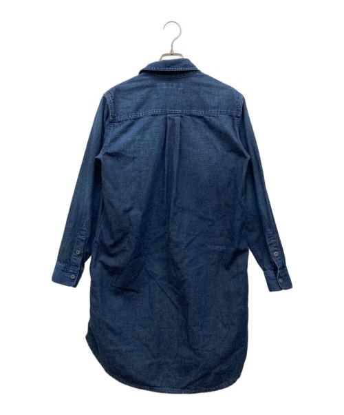 POLO RALPH LAUREN（ポロ・ラルフローレン）POLO RALPH LAUREN (ポロ・ラルフローレン) レースアップワンピース インディゴ サイズ:XSの古着・服飾アイテム