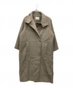 SLOBE IENAスローブ イエナ）の古着「パイルメルトンスタンドコクーンコート」｜カーキ
