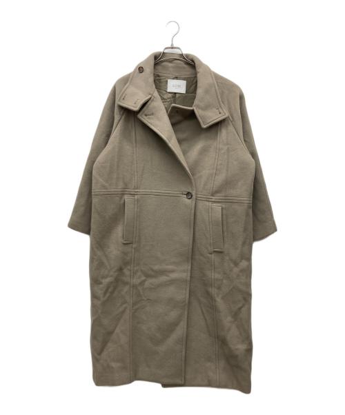 SLOBE IENA（スローブ イエナ）SLOBE IENA (スローブ イエナ) パイルメルトンスタンドコクーンコート カーキ サイズ:38の古着・服飾アイテム